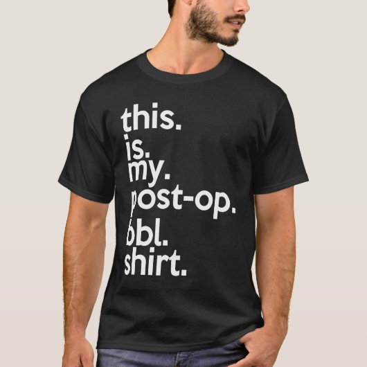 Das ist mein Post-Op-BL T-Shirt (Vorderseite)