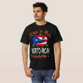 Das ist mein Puerto-Rico-Kostüm Halloween T-Shirt (Vorne ganz)