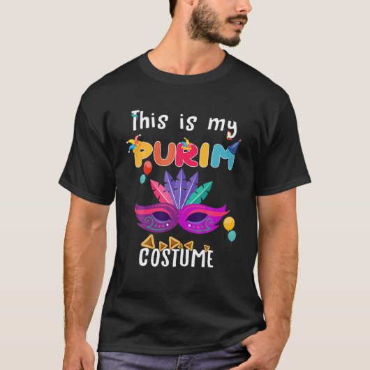 Das ist mein Purim-Kostüm-Funny-Juden T-Shirt (Vorderseite)