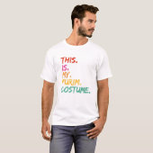 Das ist mein Purim-Kostüm-Funny T-Shirt (Vorne ganz)