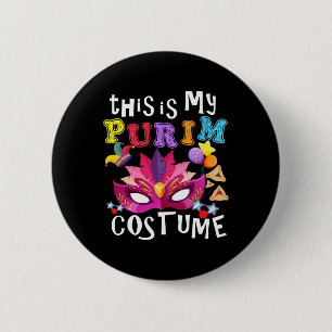 Das ist mein Purim-Kostüm-Geschenk für jüdische Pu Button