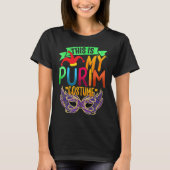 Das ist mein purim Kostüm jüdisches Happy Purim Ho T-Shirt (Vorderseite)
