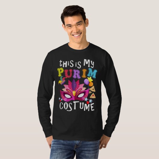 Das ist mein Purim-Kostüm-Jüdisches Purim-Geschenk T-Shirt (Vorne ganz)