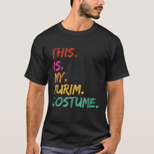 Das ist mein Purim-Kostüm lustig jüdisch Vintage D T-Shirt