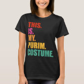 Das ist mein Purim-Kostüm-lustiger Juden T-Shirt (Vorderseite)