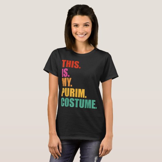 Das ist mein Purim-Kostüm-lustiger Juden T-Shirt (Vorne ganz)