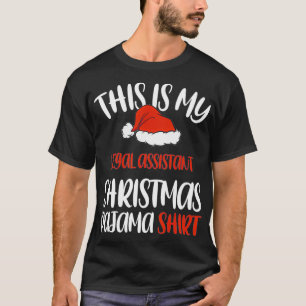 Das ist mein Rechtsassistent Weihnachten Pajama Sa T-Shirt
