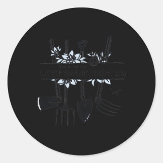 Das ist mein Rettiret Uniform Garden Runder Aufkleber