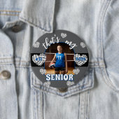 Das ist mein Senior Volleyball-Spieler für Eltern Button (Beispiel)