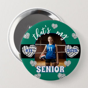 Das ist mein Senior Volleyball-Spieler für Eltern Button