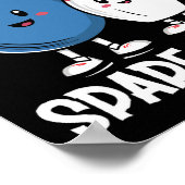 Das ist mein Shirt Bowling LL und Bowling Button Poster (Ecke)