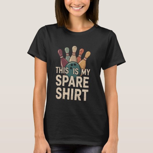 Das ist mein Shirt Funny Bowling Pun Spaß des Des (Vorderseite)