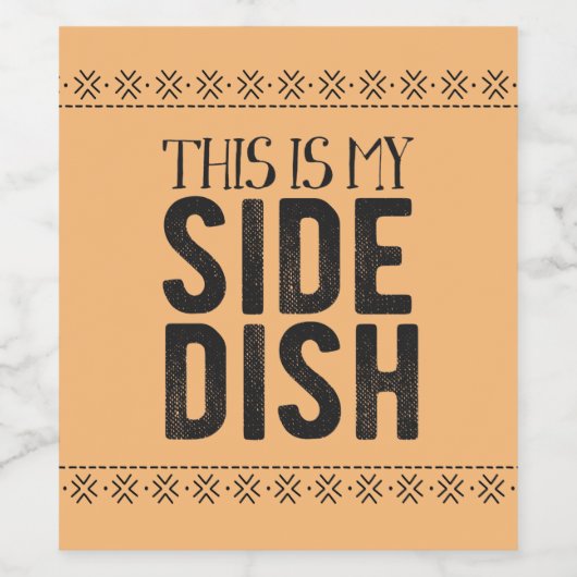 Das ist mein Side-Disc Weinetikett (Einzelnes Label)