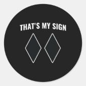 Das ist mein Snowboarden Snow Mountain Skier Sk Runder Aufkleber (Vorderseite)