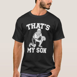 Das ist mein Sohn Baseball Catcher Mutter Baseball T-Shirt