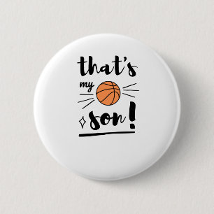 Das ist mein Sohn Basketball Button