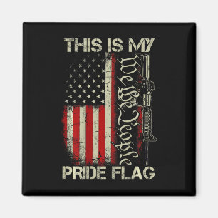 Das ist mein Stolperflagge, US Patriots Gun Americ Magnet