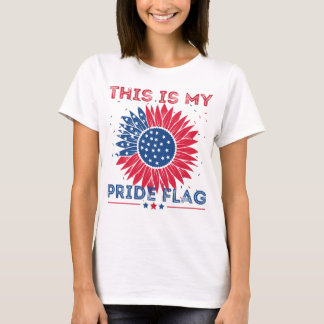 Das ist mein Stolz Flag Freiheit Amerikanisch 4. J T-Shirt