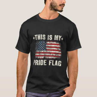 Das ist mein Stolz Flag USA American 4. Juli Pat T-Shirt