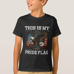 Das ist mein Stolz Flag USA Amerikaner 4. Juli Pat T-Shirt