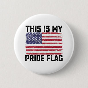 Das ist mein Stolz Flag USA Button