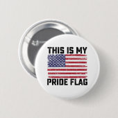 Das ist mein Stolz Flag USA Button (Vorne & Hinten)