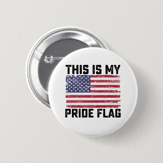 Das ist mein Stolz Flag USA Button (Vorne & Hinten)