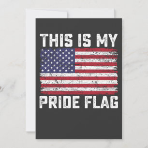 Das ist mein Stolz Flag USA Einladung
