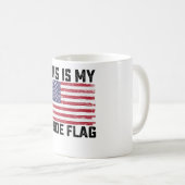Das ist mein Stolz Flag USA Kaffeetasse (VorderseiteRechts)