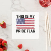 Das ist mein Stolz Flag USA Serviette (Beispiel)