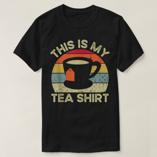 Das ist mein Tee Shirt Funny Tee Drinker Retro Vin (Design vorne)