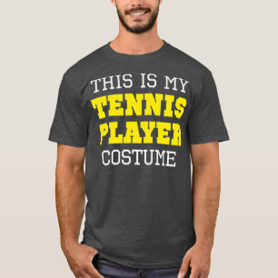 Das ist mein Tennisspieler-Kostüm Halloween Faul T-Shirt