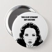 Das ist mein Typ-Kostüm Button (Vorne & Hinten)