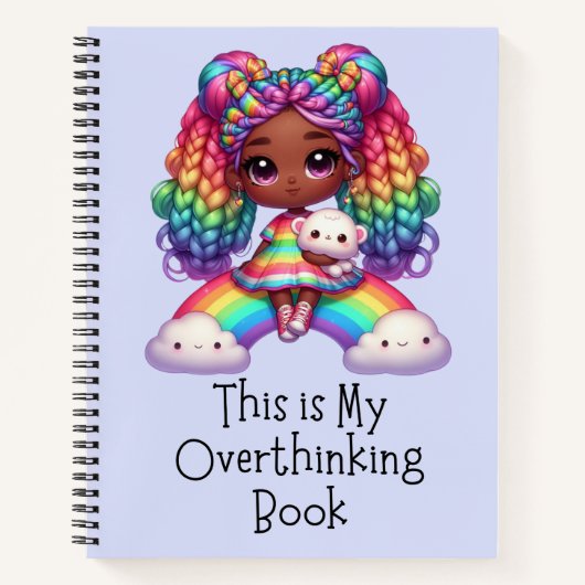 Das ist mein überdenkliches Buch - Niedliches blau (Vorderseite)