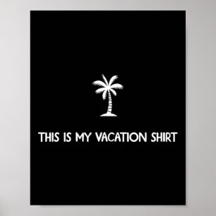 Das ist mein Urlaubsshirt Familie passendes Reise- Poster