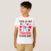 Das ist mein Valentine Pajama Shirt Dinosaur Lover (Vorne ganz)