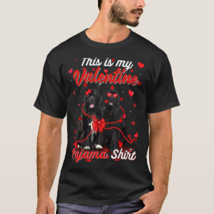 Das ist mein Valentine Pajama Shirt Neufundland Hu