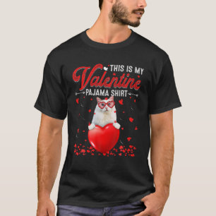 Das ist mein Valentine Pajama Türkischer Van Cat T-Shirt