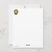 Das ist mein Vater Feiertagskarte (Rückseite)