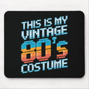 Das ist mein Vintage-80er-Kostüm 1980er-Mode Retro Mousepad