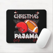 Das ist mein Weihnachten Pajama Fun Fußball Weihna Mousepad (Mit Mouse)
