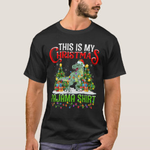 Das ist mein Weihnachten Pajama Spinosaurus Weihna T-Shirt