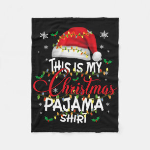 Das ist mein Weihnachten Pyjama Lichter Männer Fra Fleecedecke