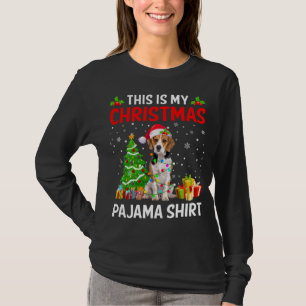 Das ist mein Weihnachts-Beagle Dog Pajama Xmas Lig T-Shirt