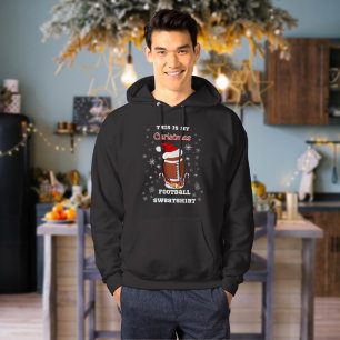Das ist mein Weihnachts-Fußball-Shirt mit Snacks Hoodie
