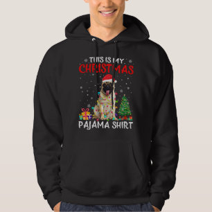 Das ist mein Weihnachts-Mops Pajama Xmas Lights Co Hoodie