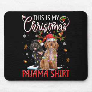 Das ist mein Weihnachts-Pajama Apoo Weihnachtslich Mousepad