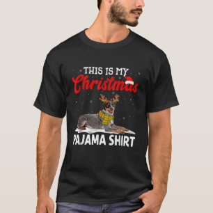 Das ist mein Weihnachts-Pajama-Australischer Rinde T-Shirt