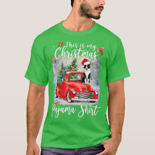 Das ist mein Weihnachts Pajama Border Collie Xmas  T-Shirt