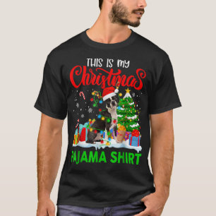Das ist mein Weihnachts-Pajama Boston-Terrier-Kost T-Shirt